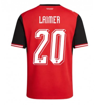 Österrike Konrad Laimer #20 Replika Hemmatröja VM 2026 Kortärmad